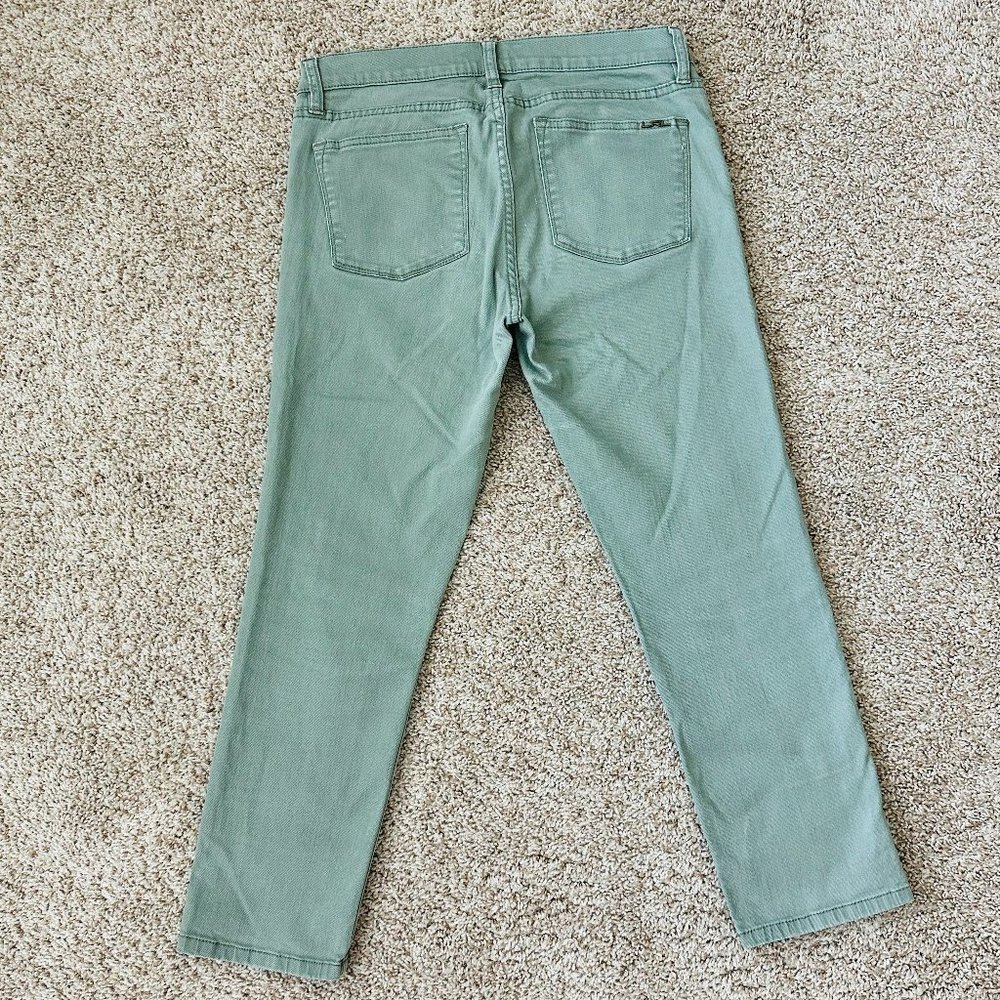 π LAUREN RALPH LAUREN Women Light Green Modern Straight Cropped Pants Sz 6 x25" - Picture 4 of 6